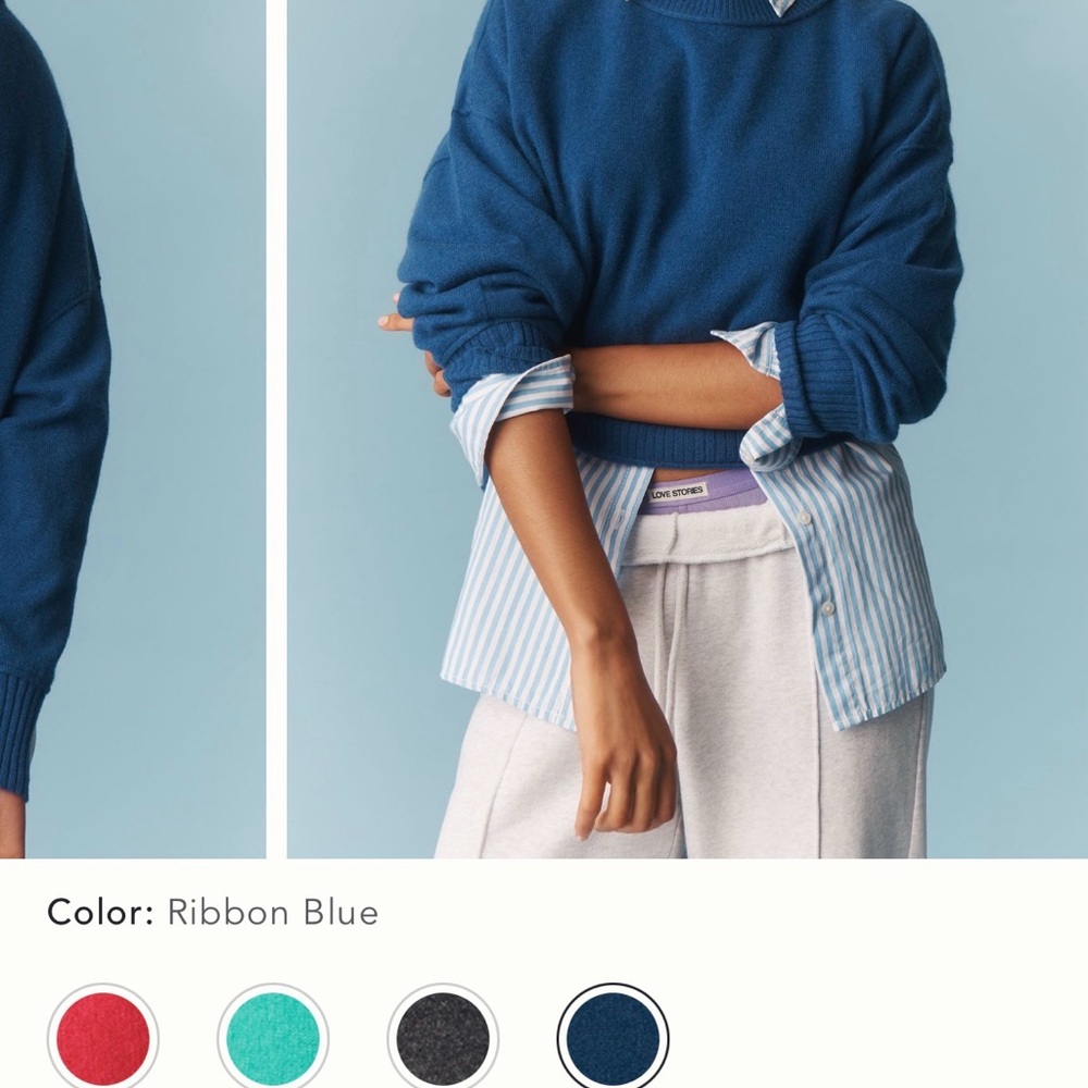 Anthropologie The Goldie Cashmere Long-Sleeve Sweater - NEW WITHOUT TAGS - Picture 5 of 5